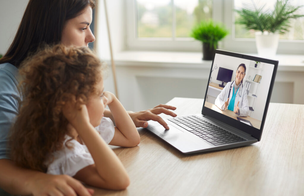 mother and child telehealth