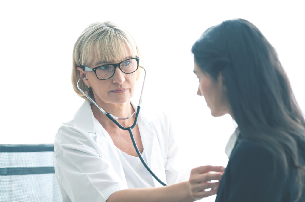 doctor with psych patient